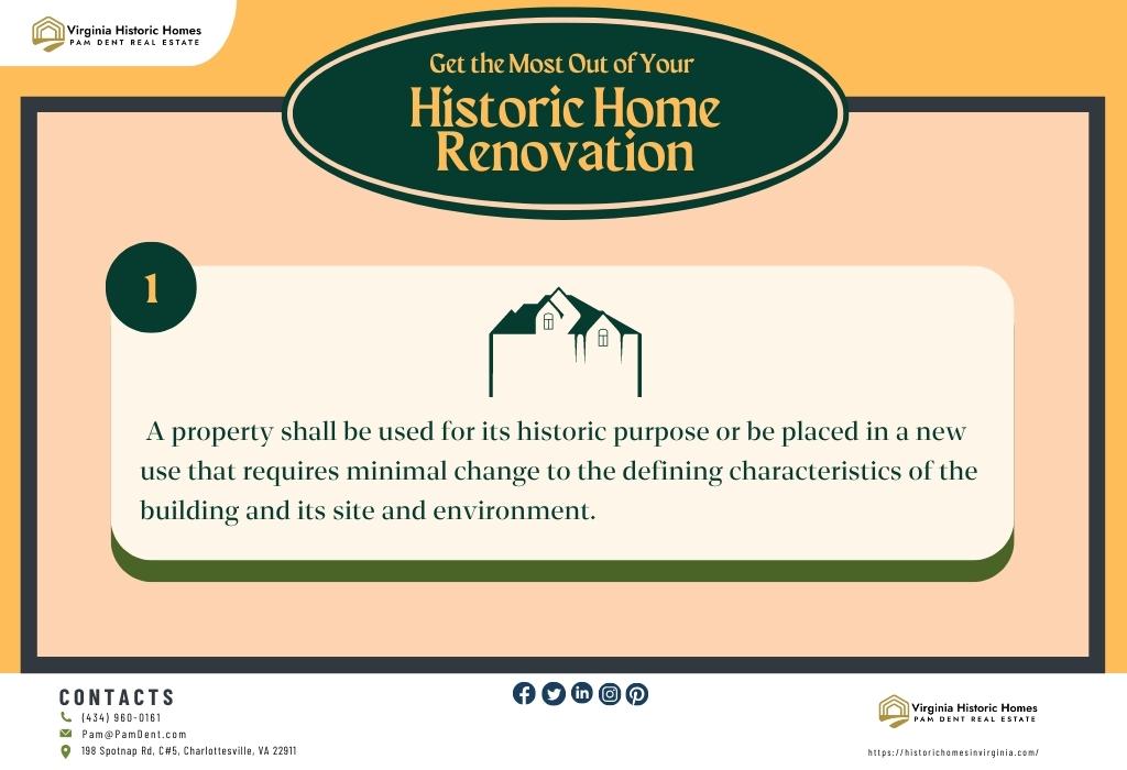 Historic Home Renovation Rule 1