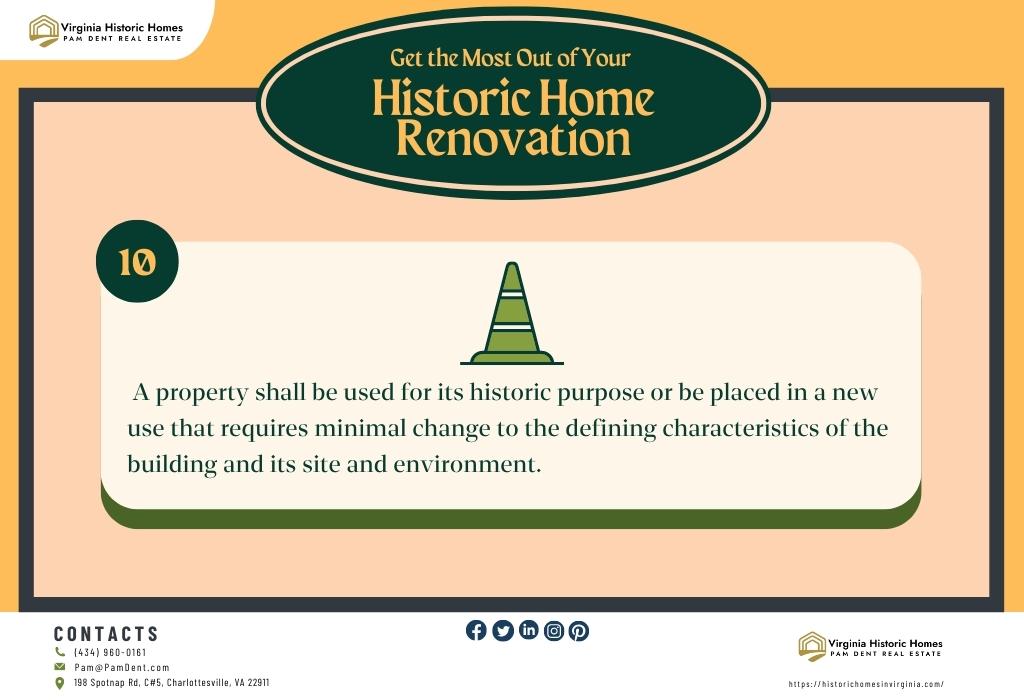 Historic Home Renovation Rule 10