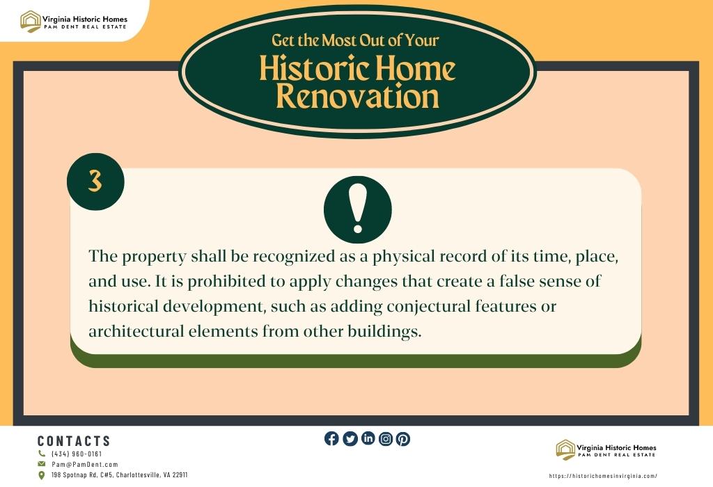 Historic Home Renovation Rule 3