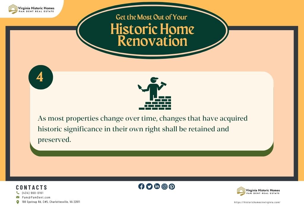Historic Home Renovation Rule 4