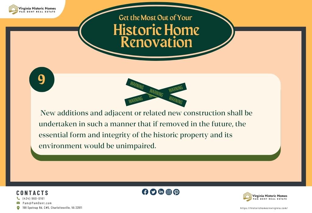 Historic Home Renovation Rule 9